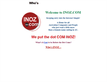 Tablet Screenshot of inoz.com